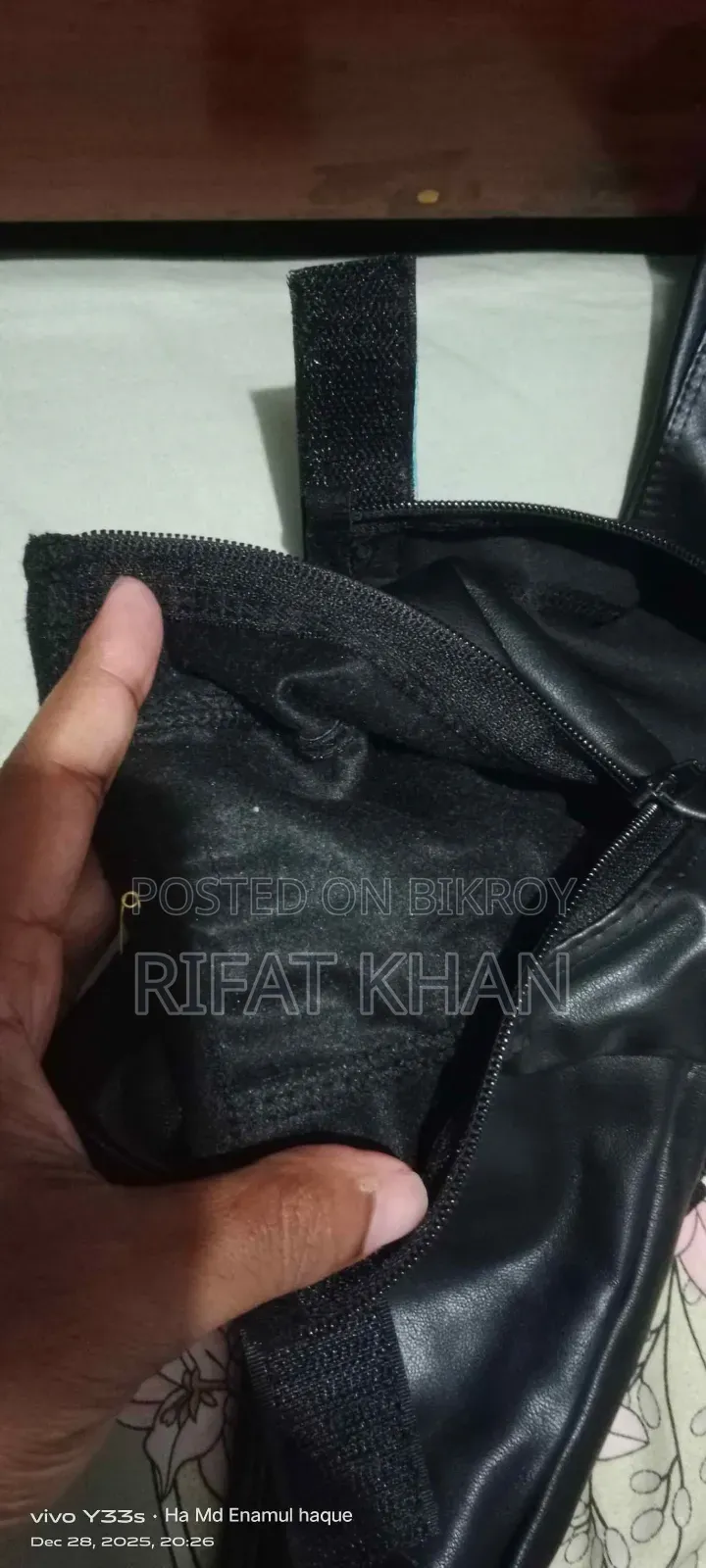Socks made of artificial leather