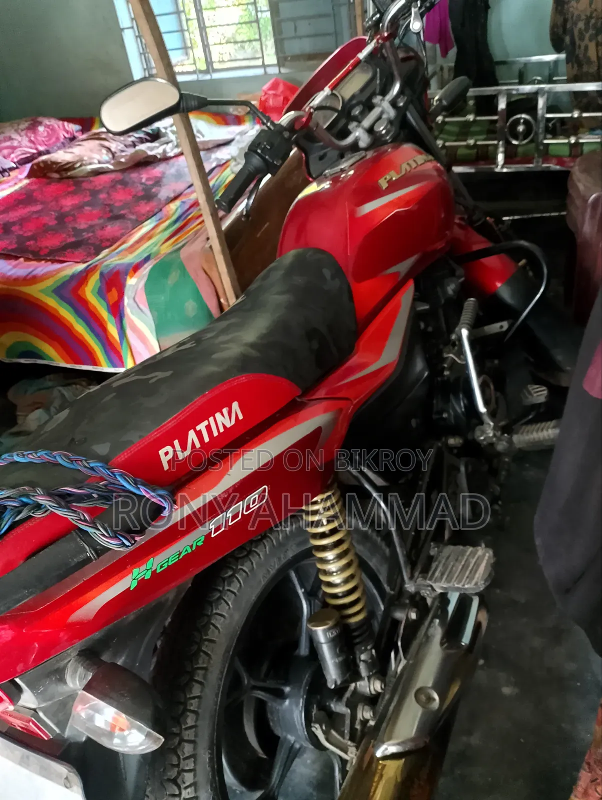 Bajaj Platina 110 2022 Red