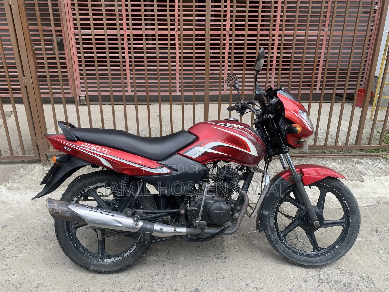 TVS Metro 2015 Red