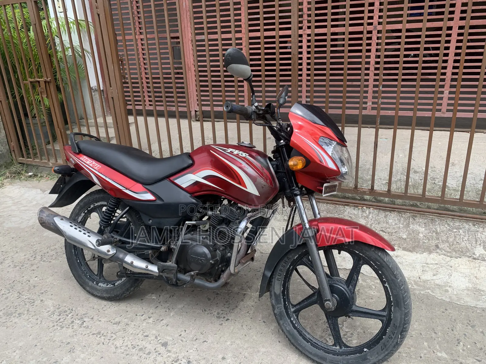 TVS Metro 2015 Red
