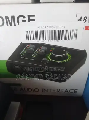 বিওএমজি মিনি ২ চ্যানেল ইউএসবি অডিও ইন্টারফেস