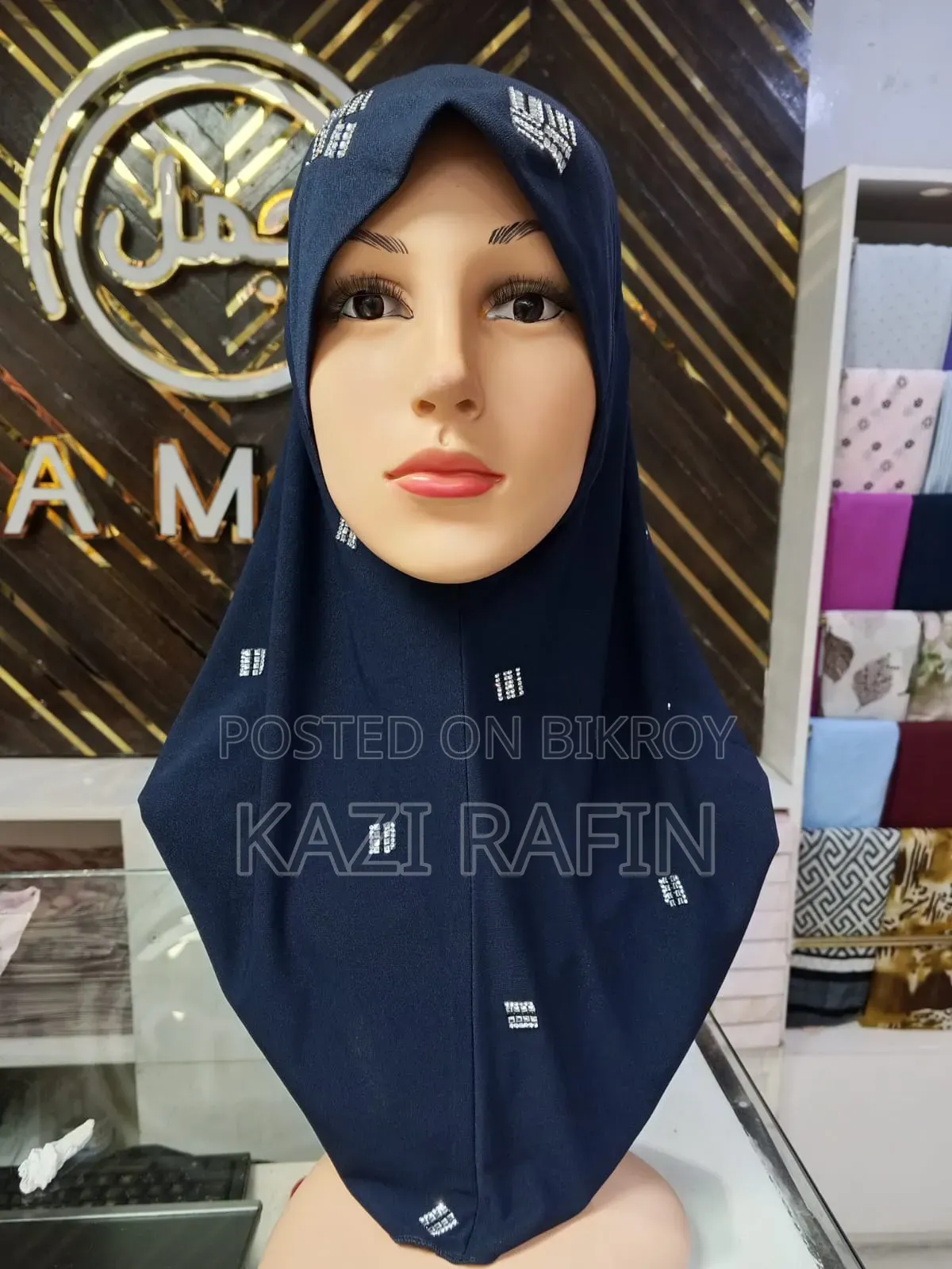 হিজাব ও গহনা প্রদর্শনের জন্য প্রিমিয়াম নারীদের ম্যানিকুইন হেড (নতুনের মতো)