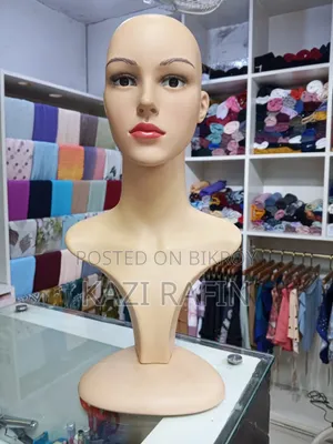 হিজাব ও গহনা প্রদর্শনের জন্য প্রিমিয়াম নারীদের ম্যানিকুইন হেড (নতুনের মতো)