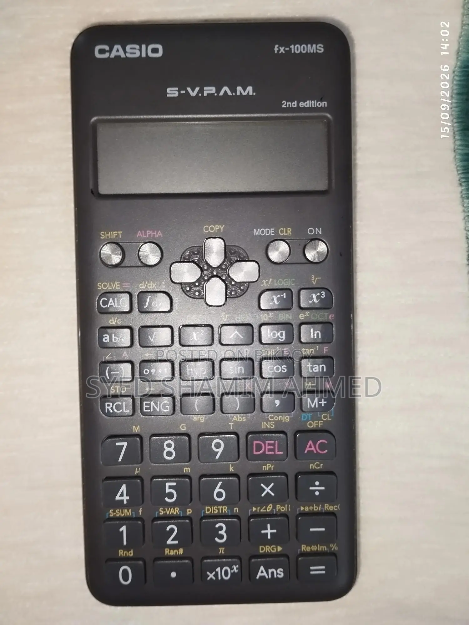 Calculator CASIO Fx-100ms