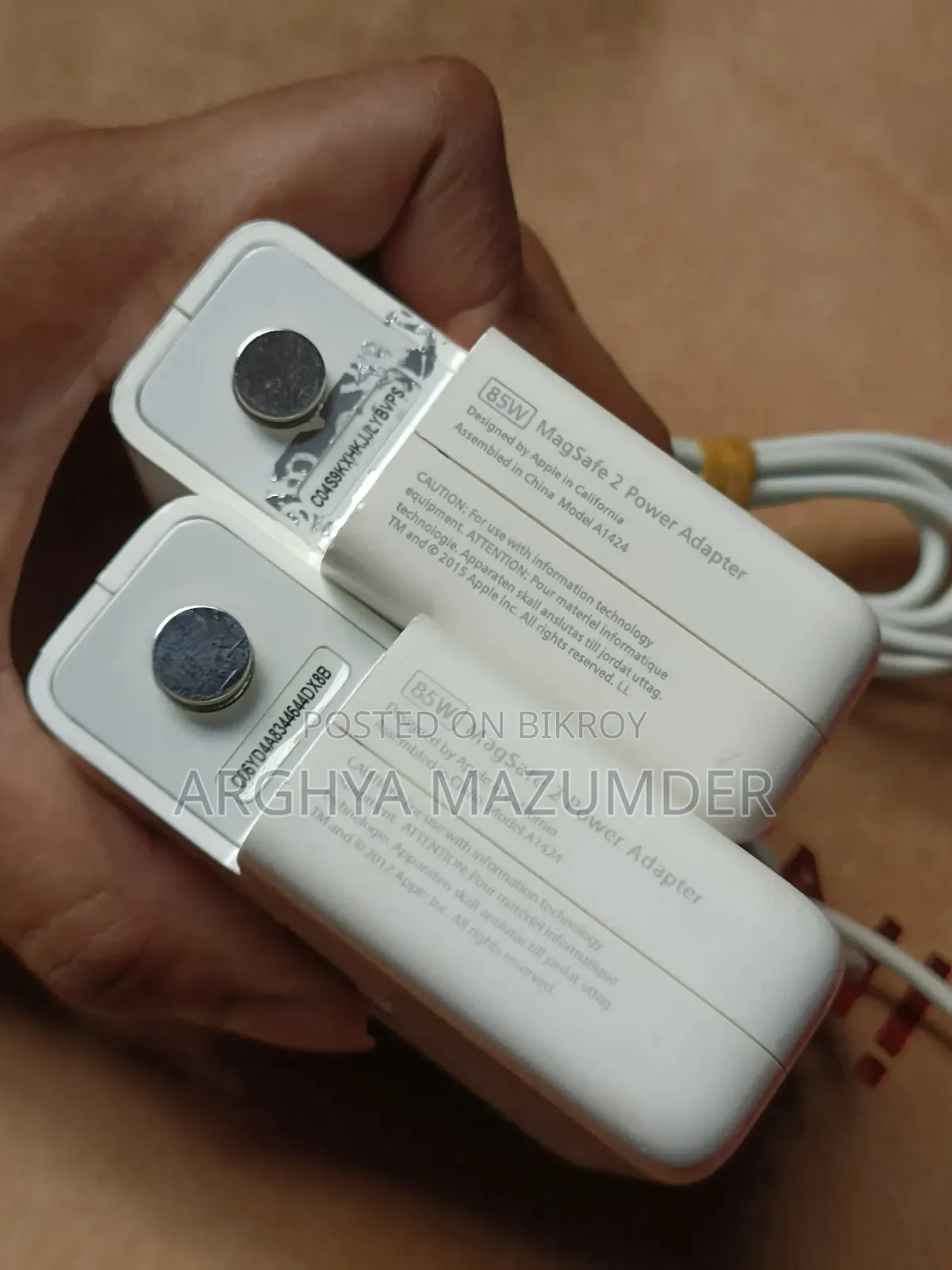 Apple Magsafe 2 Power Adapter (85watt) / Macbook Charger 85watt