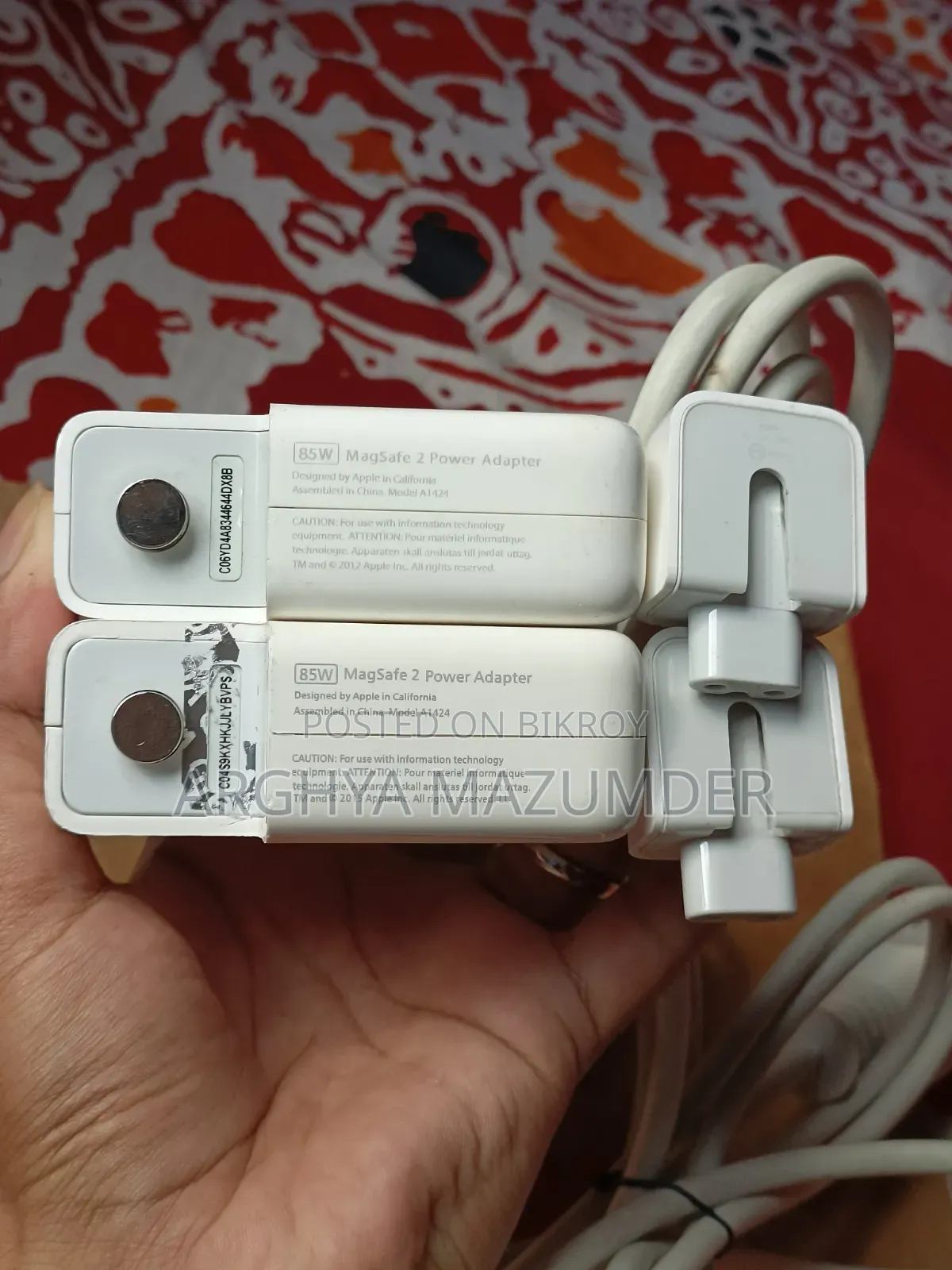 Apple Magsafe 2 Power Adapter (85watt) / Macbook Charger 85watt