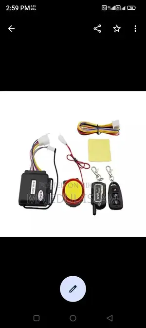 Honda Security Alarm Lock for Bike Anti-Theft Remote Control Engine