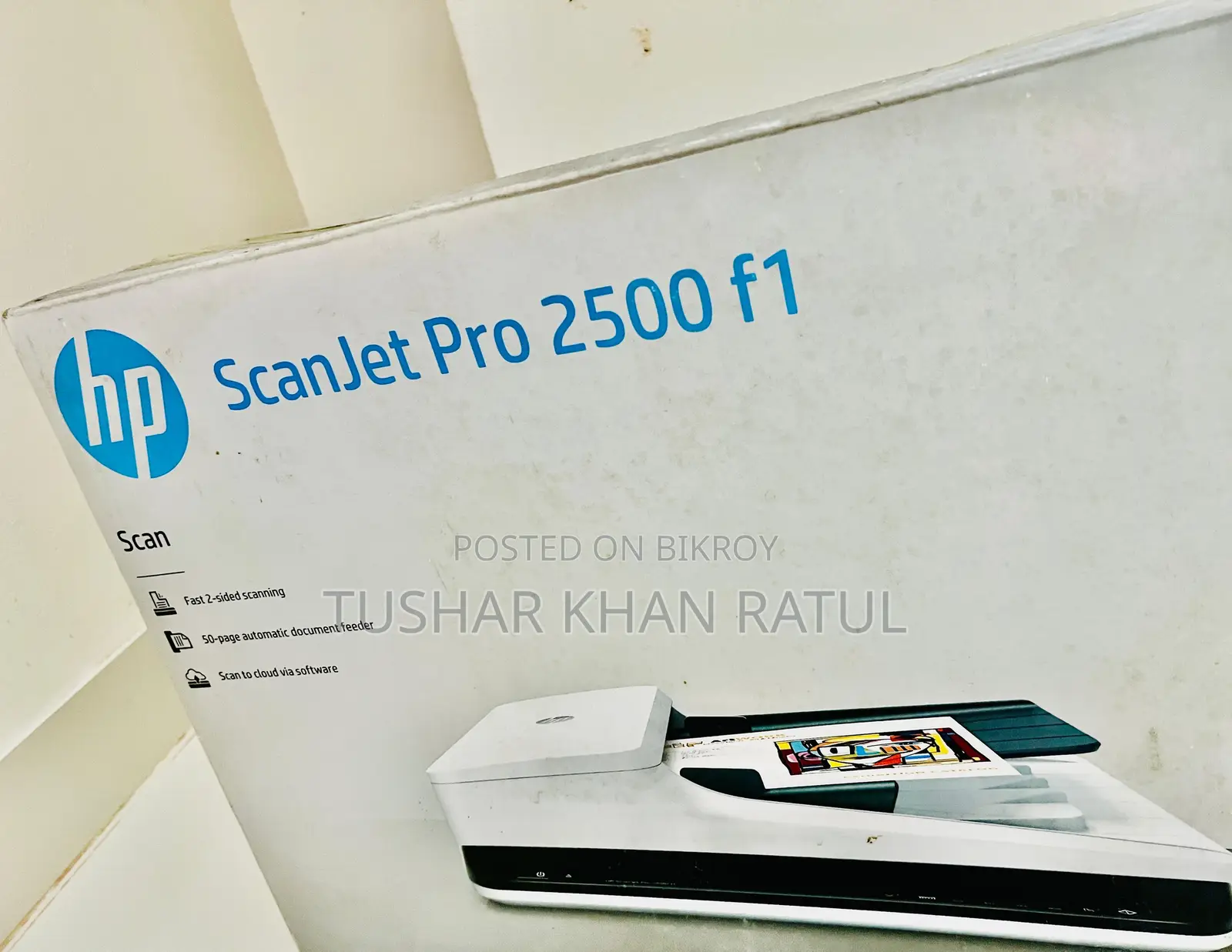 HP ScanJet Pro 2500 F1 Flatbed Sheet-Fed Scanner for sale.