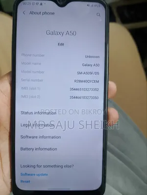 Samsung Galaxy A50 64 GB Blue