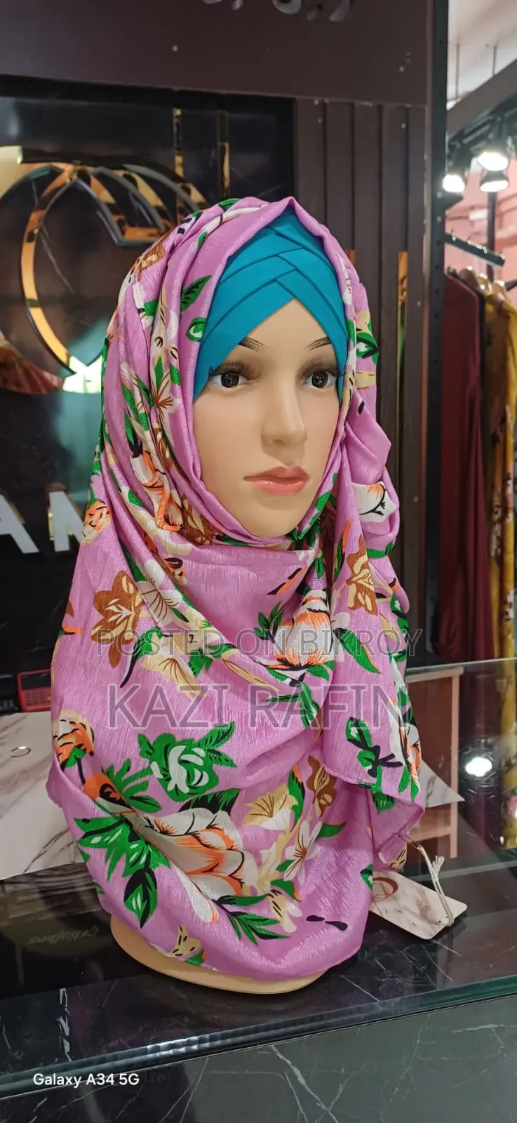 হিজাব ও গহনা প্রদর্শনের জন্য প্রিমিয়াম নারীদের ম্যানিকুইন হেড (নতুনের মতো)
