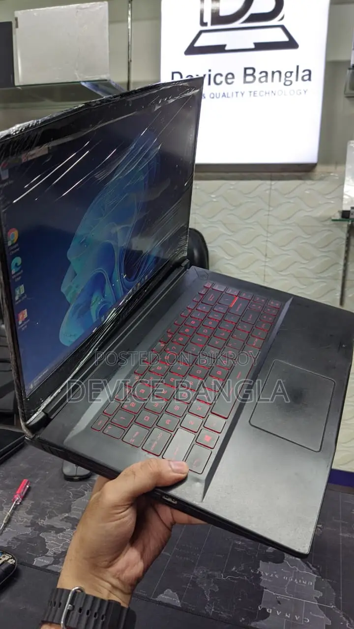 ল্যাপটপ MSI GF63 ৮ জিবি ইন্টেল কোর আই৫ এসএসডি ২৫৬ জিবি
