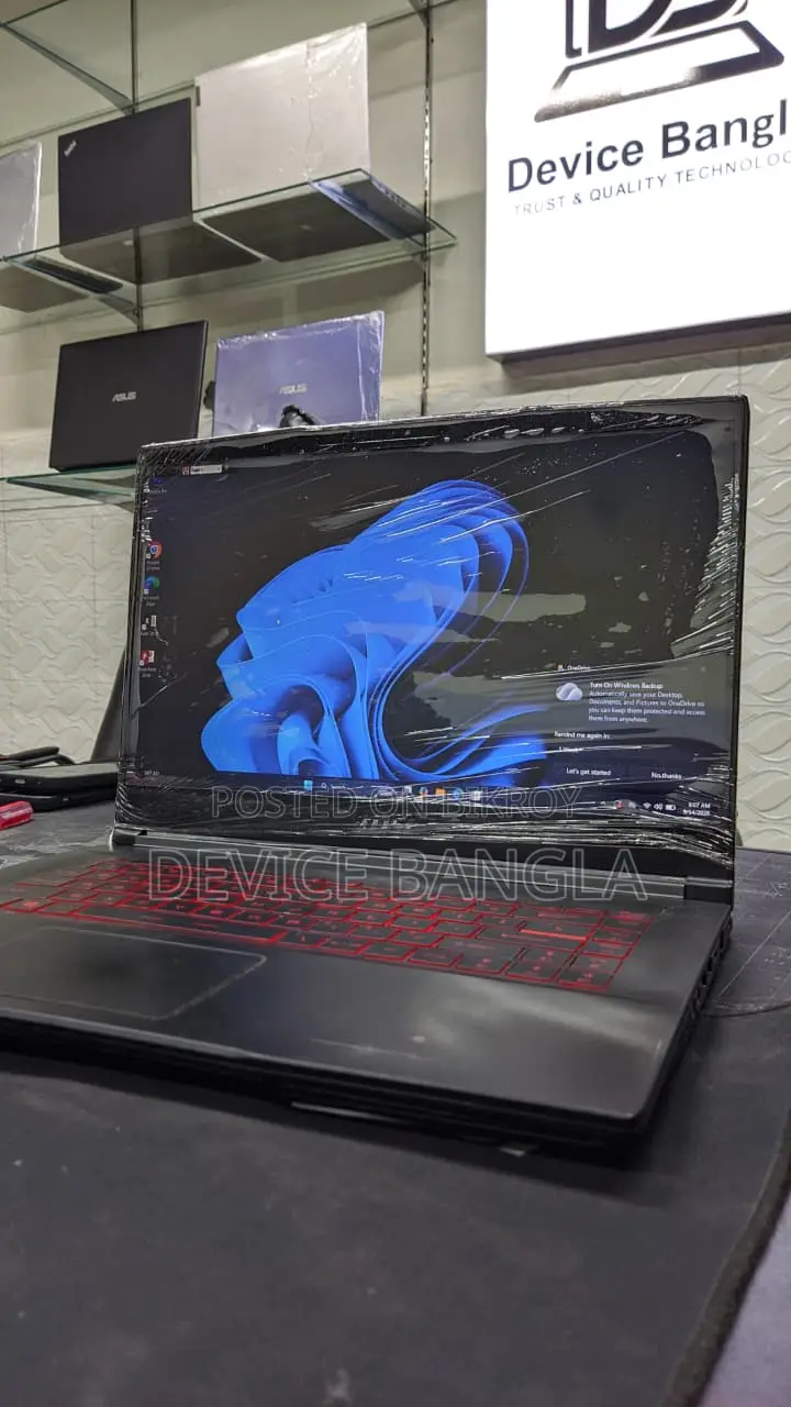 ল্যাপটপ MSI GF63 ৮ জিবি ইন্টেল কোর আই৫ এসএসডি ২৫৬ জিবি