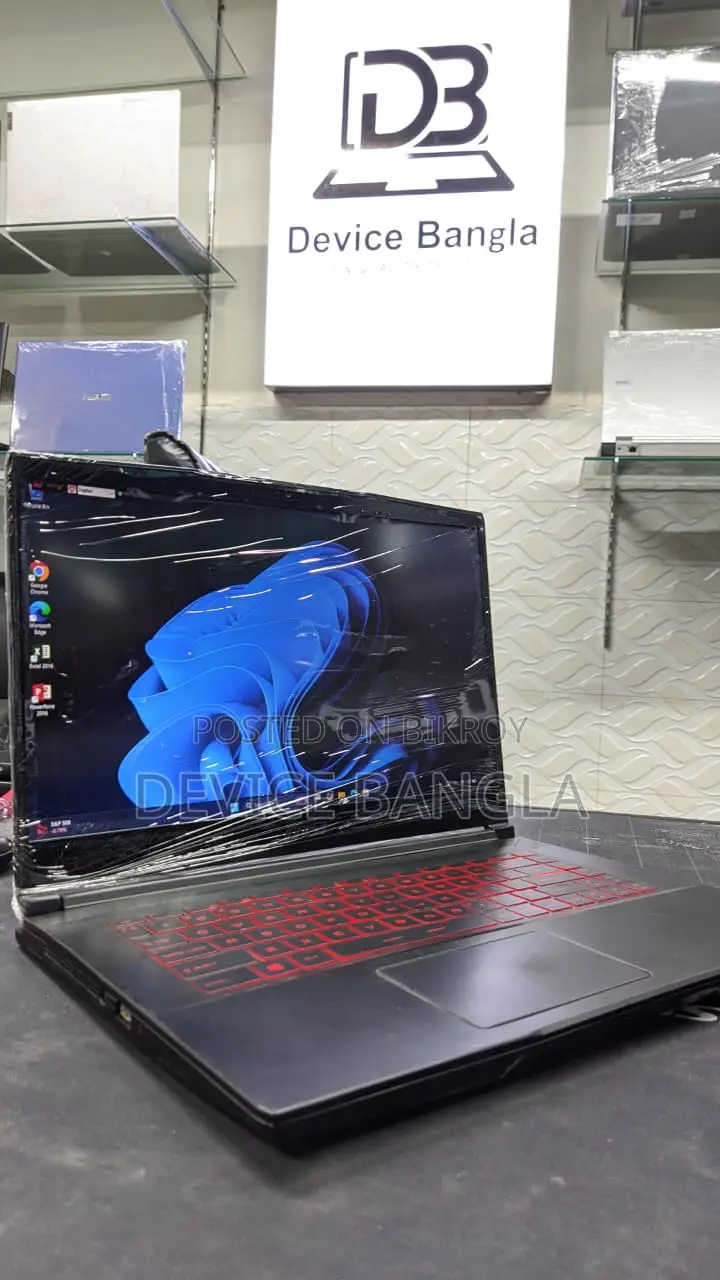 ল্যাপটপ MSI GF63 ৮ জিবি ইন্টেল কোর আই৫ এসএসডি ২৫৬ জিবি