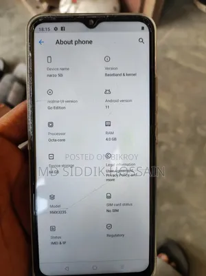 Realme Narzo 50i 64 GB Black