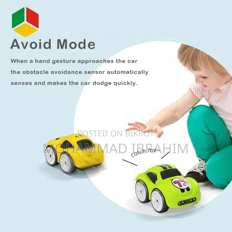 Rechargeable Smart Sensor Follow-Me Motion RC Car Toy for Kids