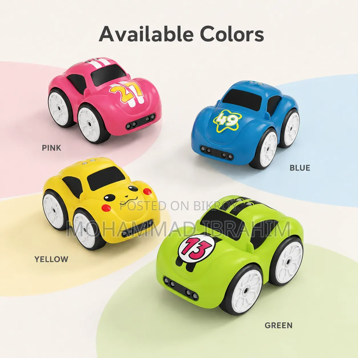 Rechargeable Smart Sensor Follow-Me Motion RC Car Toy for Kids