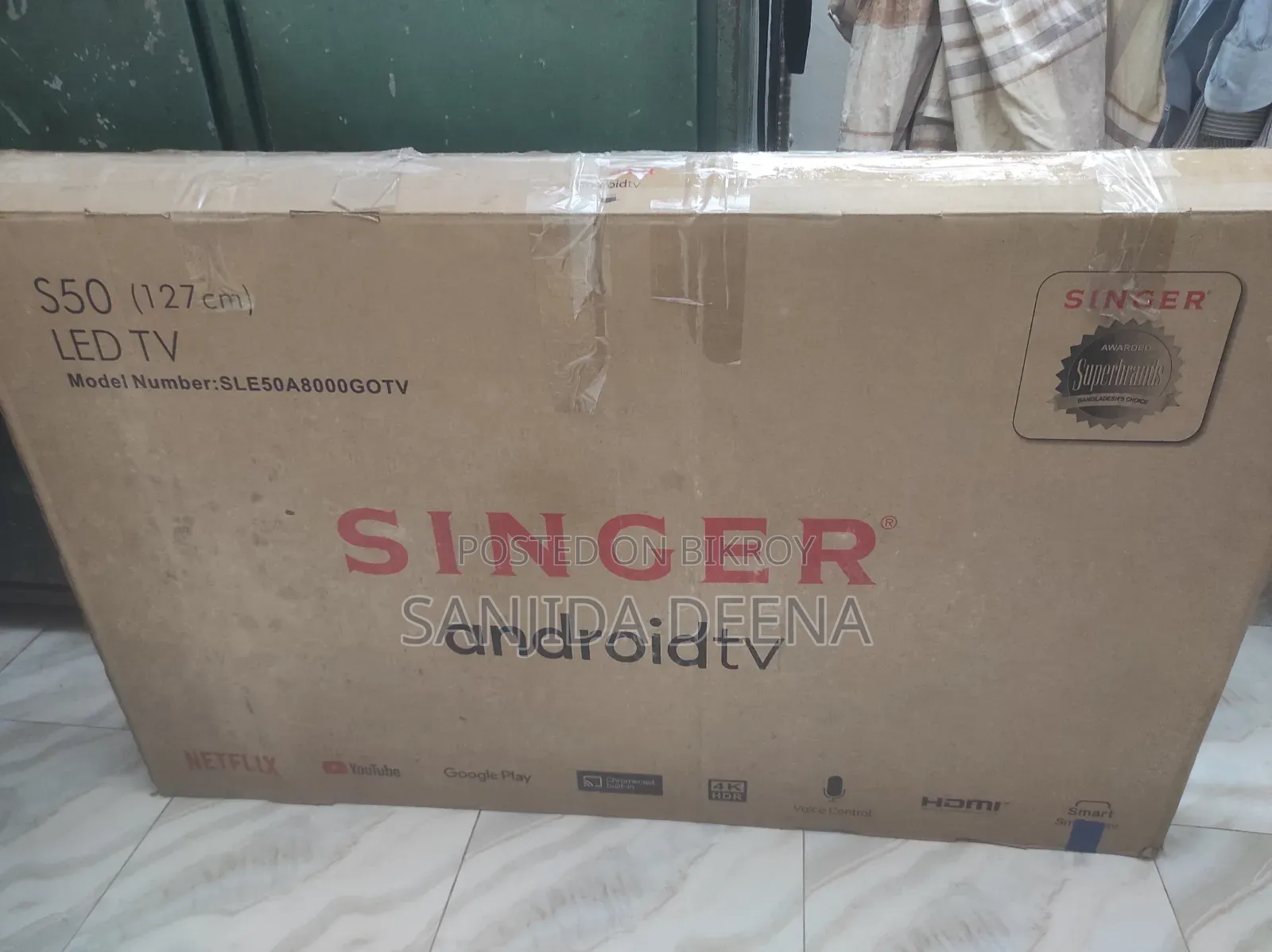 Singer 50" Smart Led TV