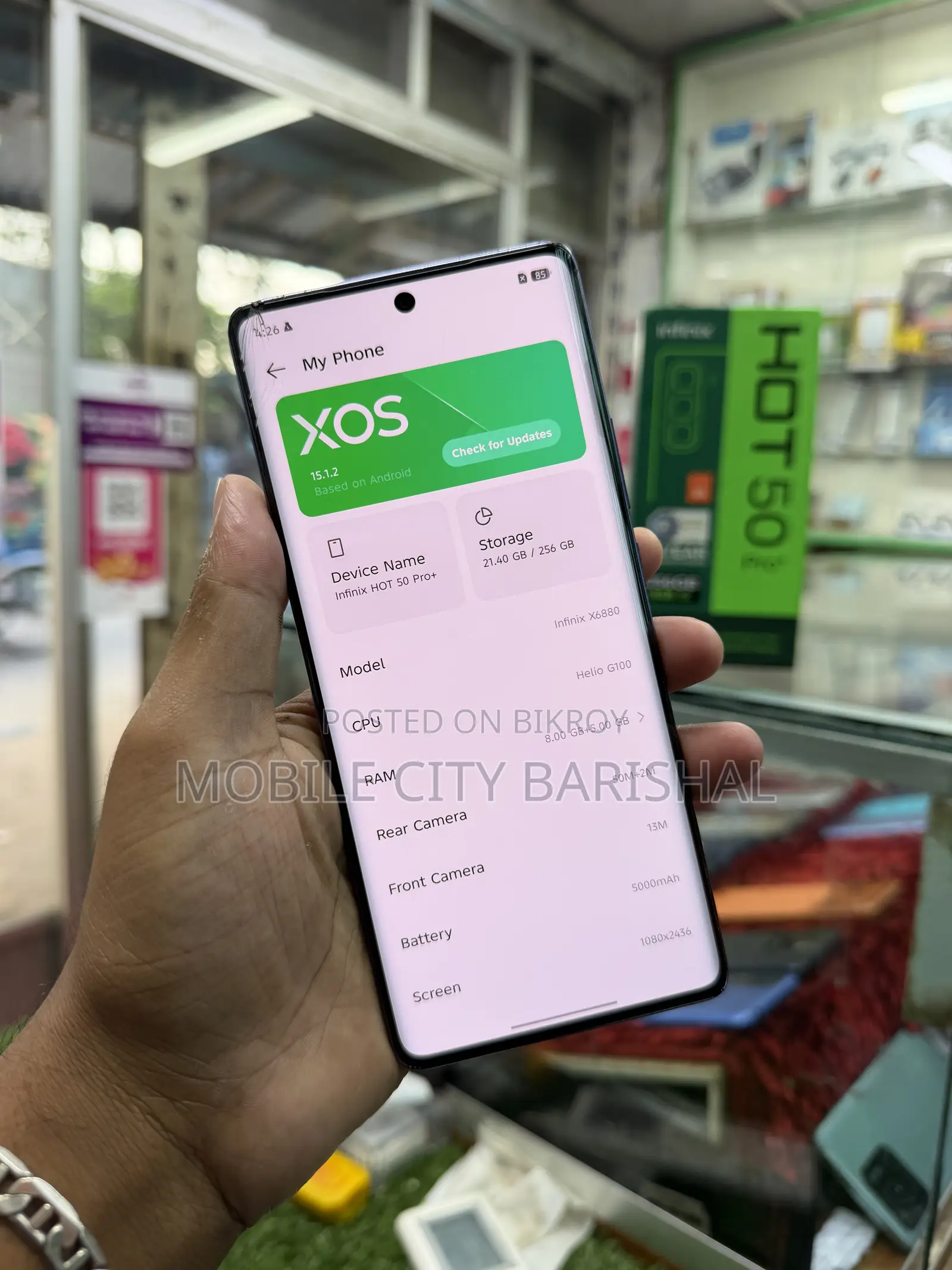 Infinix Hot 50 Pro+ 4G 256 GB Purple