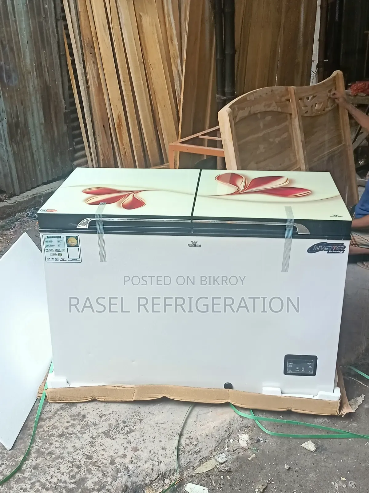 33% ছাড়ে WCG-3JO-GDDBEL(inverter)300 লিটার ওয়ালটোন ডিপ।