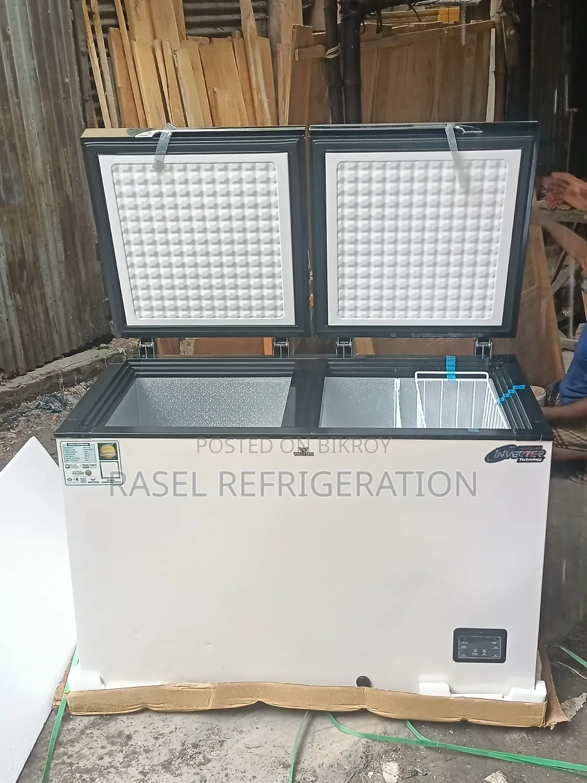 33% ছাড়ে WCG-3JO-GDDBEL(inverter)300 লিটার ওয়ালটোন ডিপ।