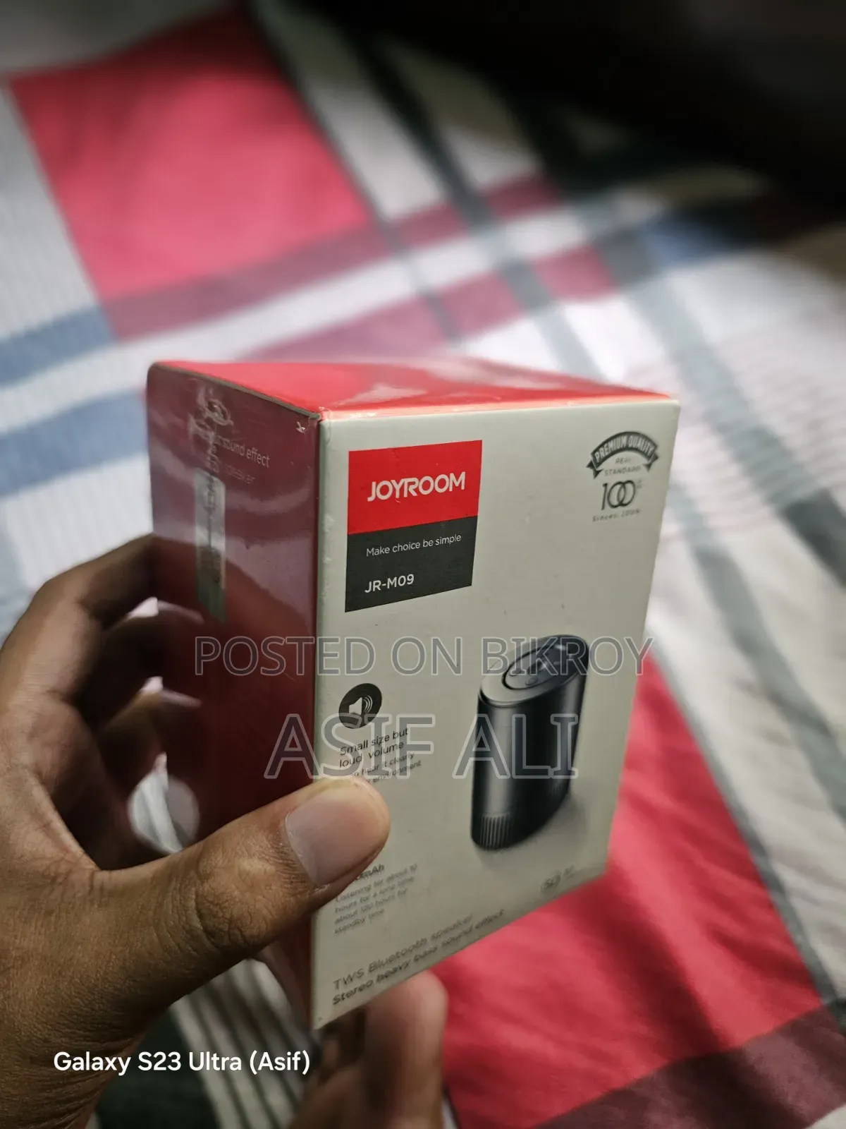 জয়রুম জেআর-এম০৯ ওয়্যারলেস ব্লুটুথ স্পিকার