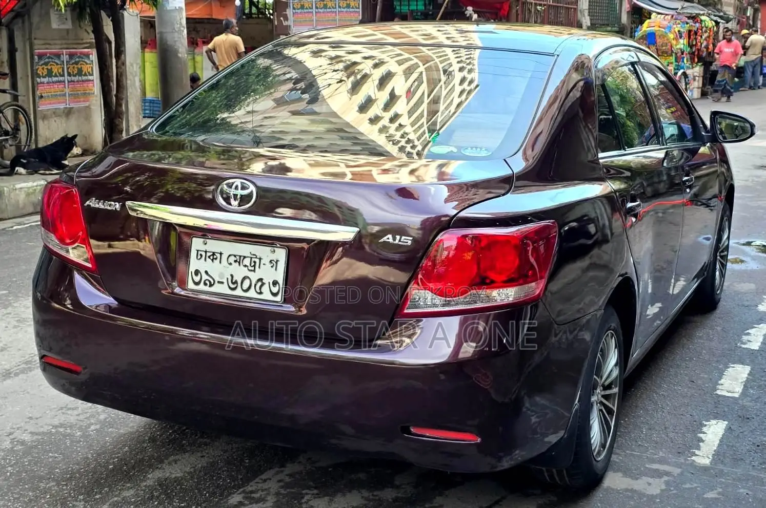 Toyota Allion 2013 Maroon
