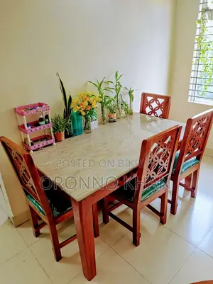 Marble Top Dining Table