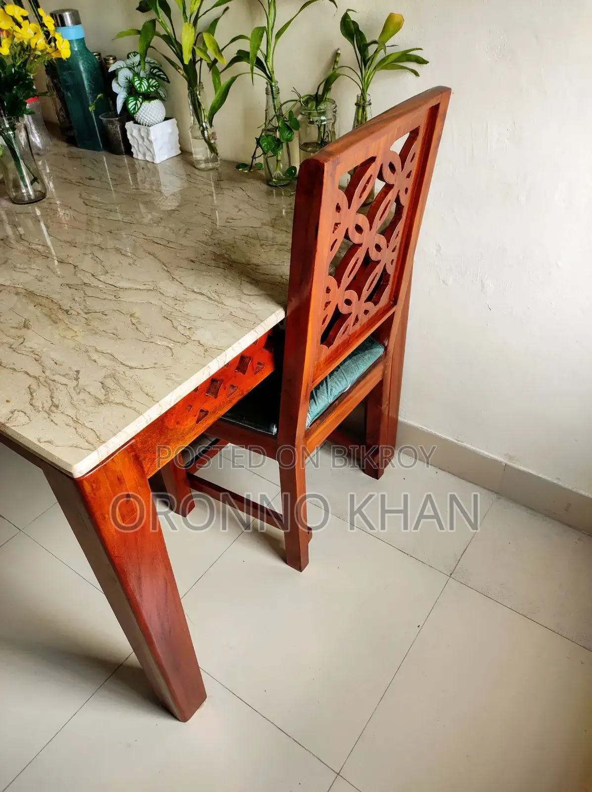 Marble Top Dining Table