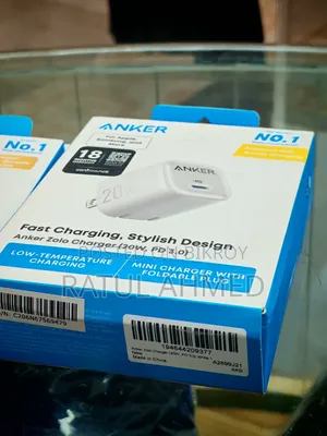 Anker Zolo 20w PD 3.0 Charger Anker USB-C to Lighting Cable