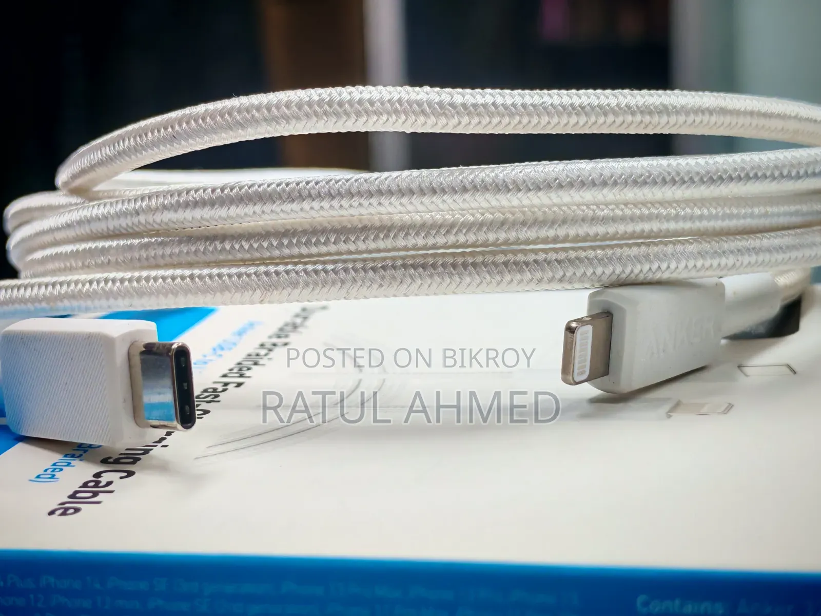 Anker Zolo 20w PD 3.0 Charger Anker USB-C to Lighting Cable