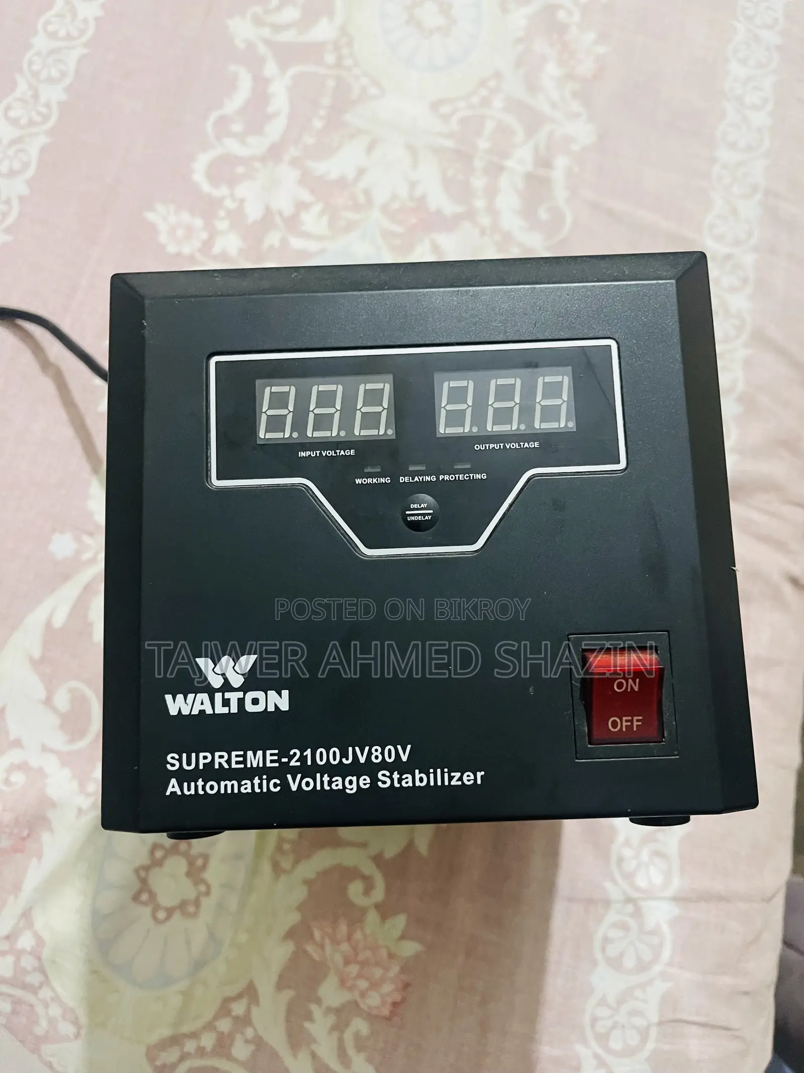 Walton SUPREME-2100JV80V Automatic Voltage Stabilizer