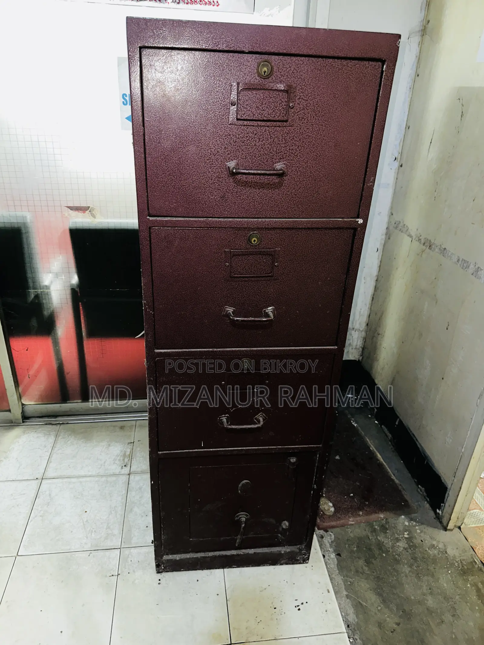 Steel File Cabinet 2 Nos