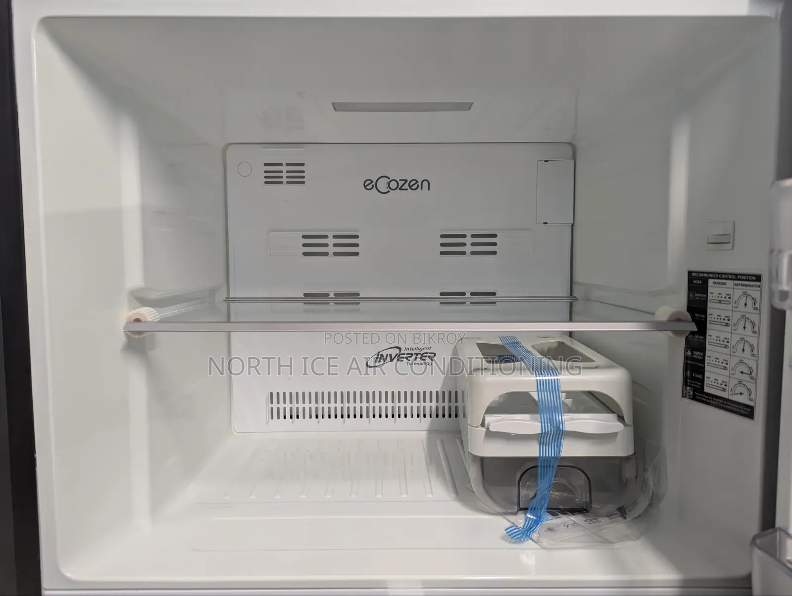 Walton Brand New Black Glass Door Inverter No Frost Fridge 386 Ltr.