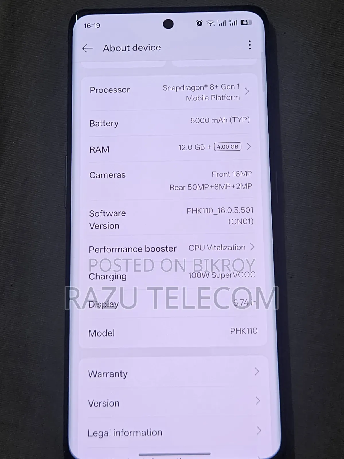 OnePlus 11R 256 GB
