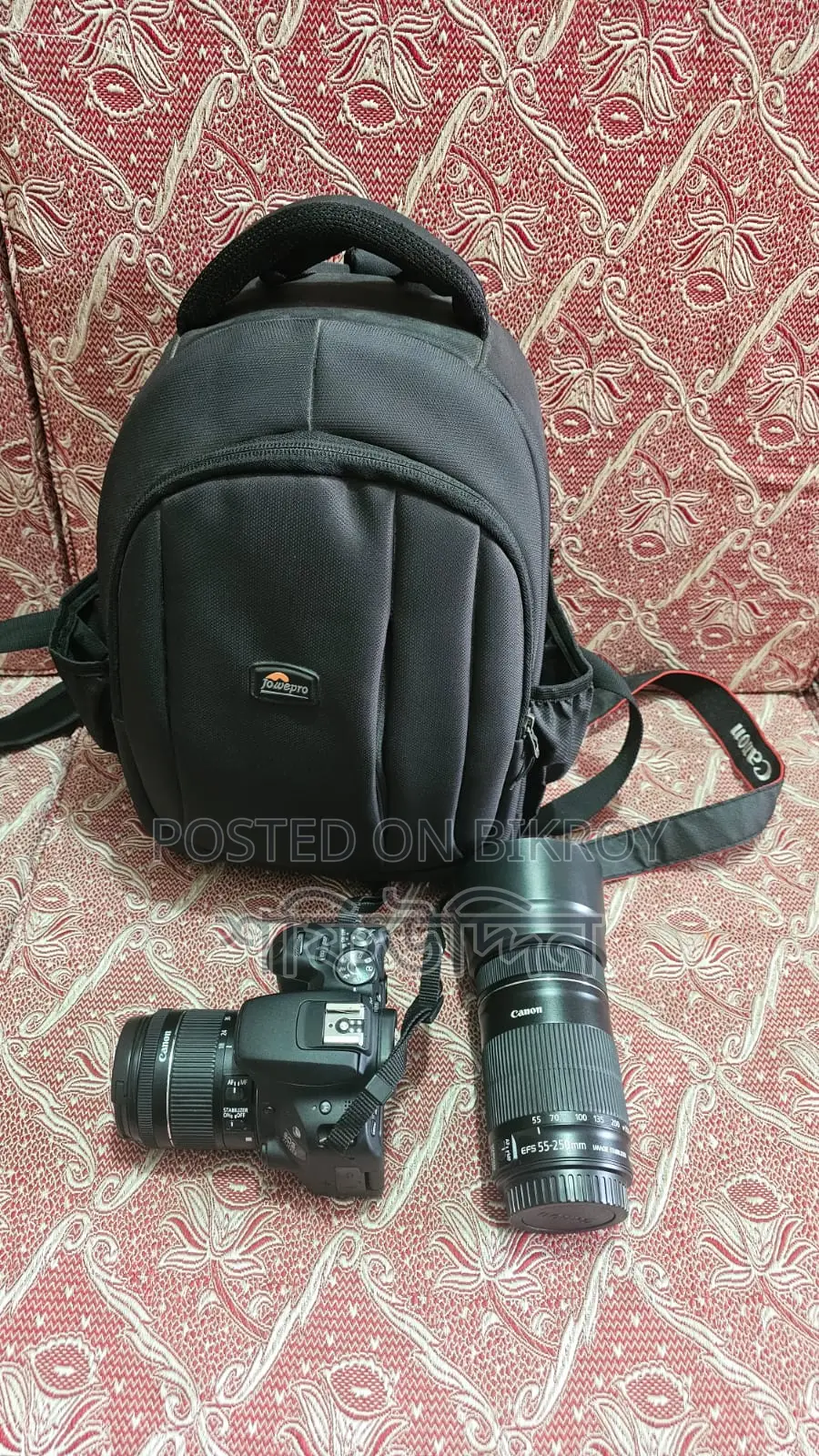 Canon 200d With Kit Lens + (55-250mm) Zoom Lens