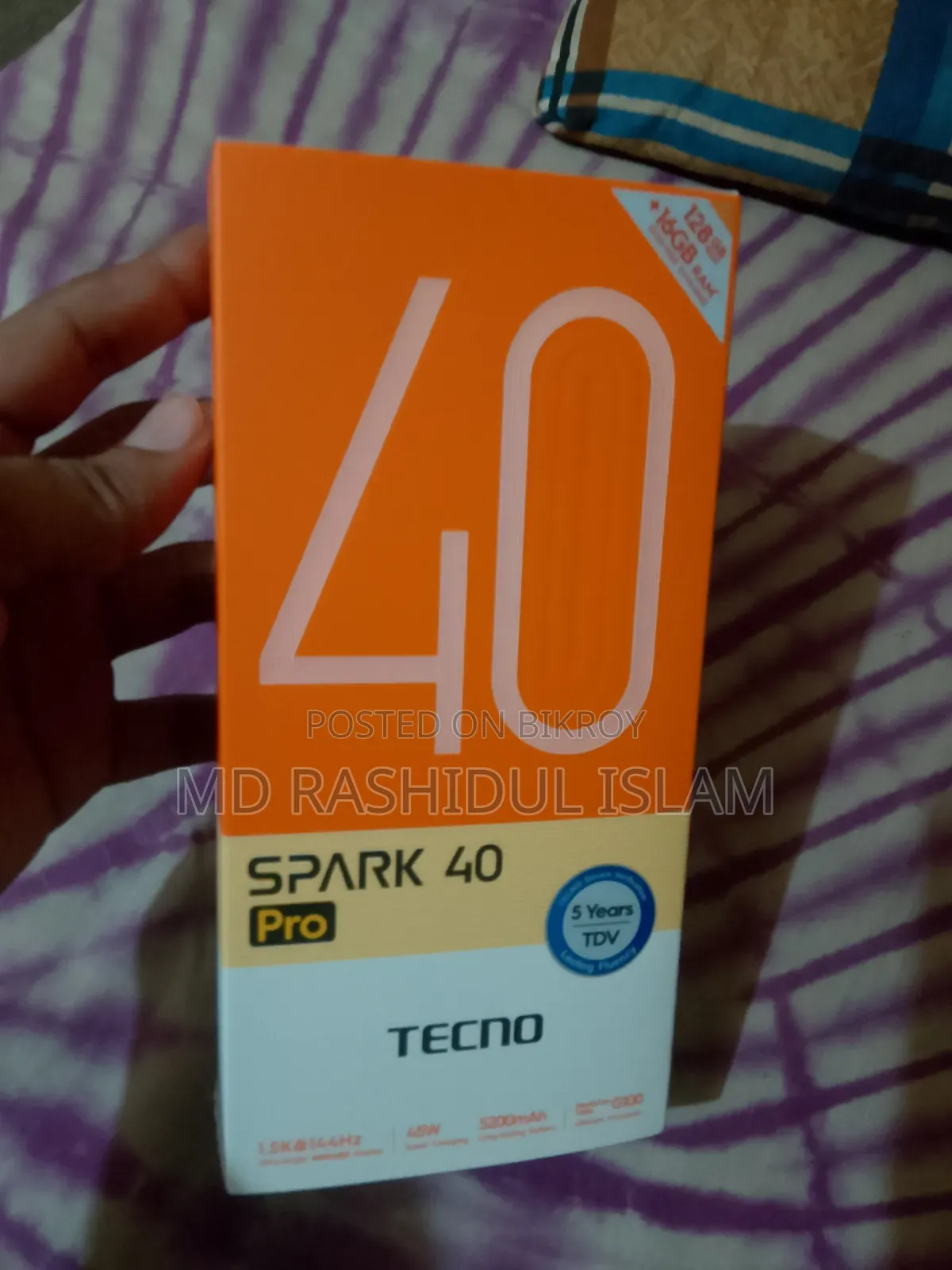 Tecno Spark 40 Pro 128 GB Blue