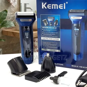 Kemei KM-6330 3-in-1 Rechargeable Hair Trimmer