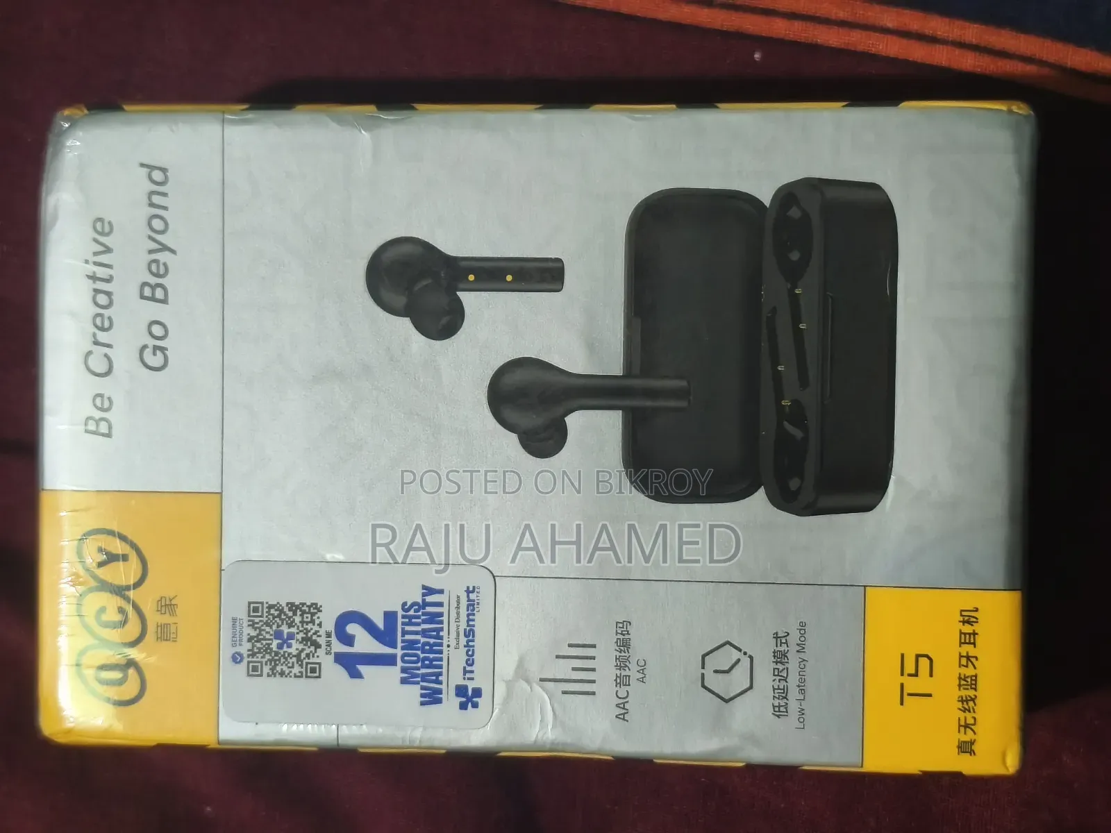 QCY T5 True Wireless Earbuds (Brand New / Intact Sealed)