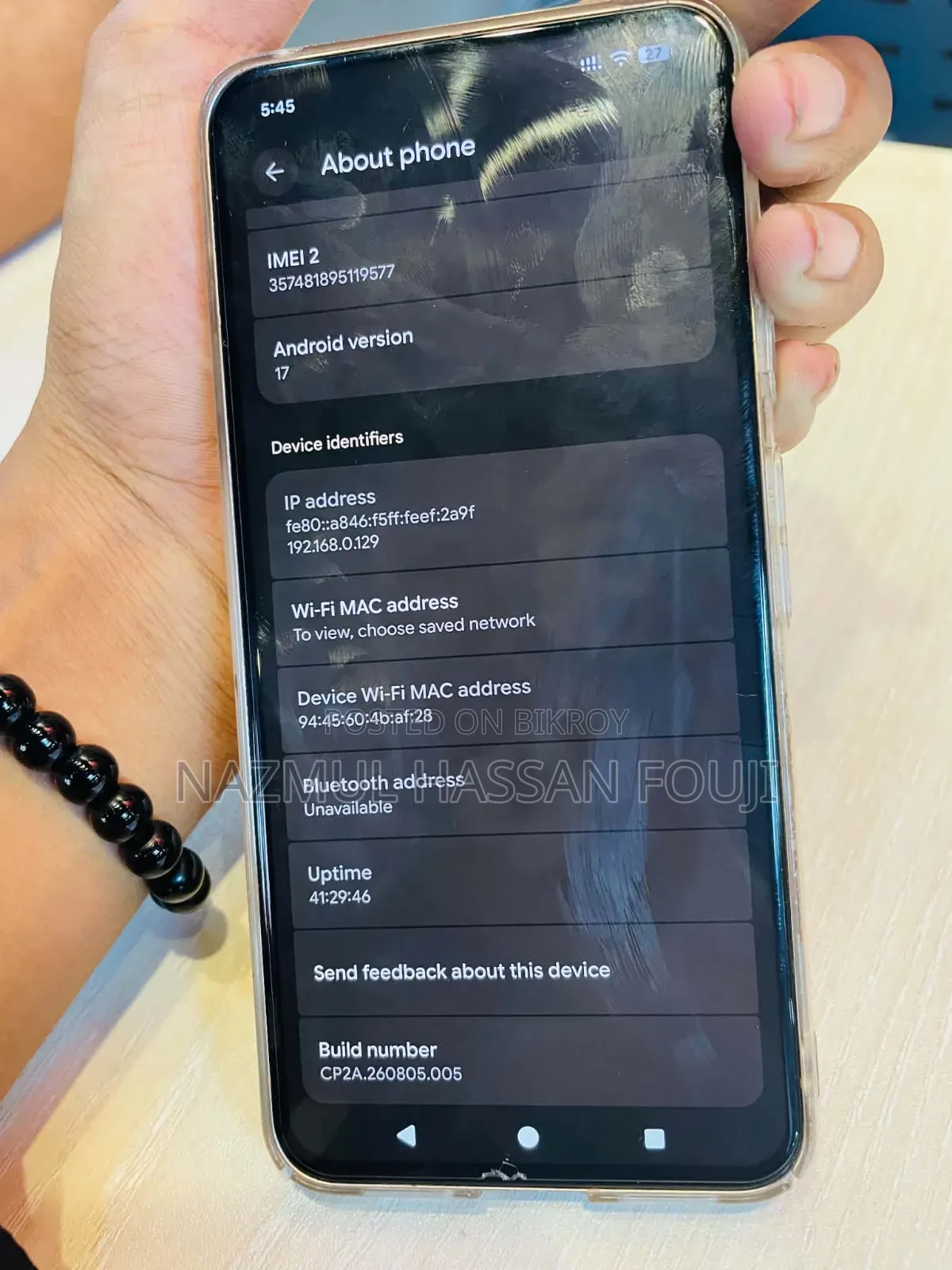 গুগল পিক্সেল ৮ ১২৮ জিবি রোজ গোল্ড