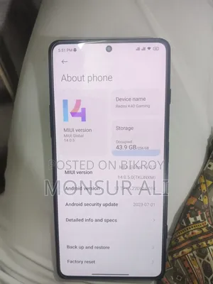 Xiaomi Redmi K40 Pro 256 GB Black