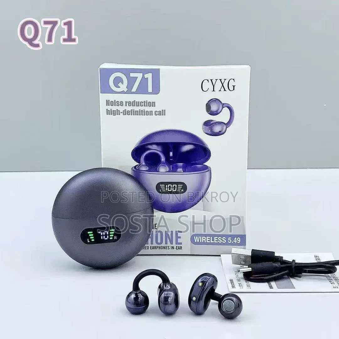 Q71 ওয়্যারলেস ইয়ারবাডস উইথ ডিজিটাল ডিসপ্লে