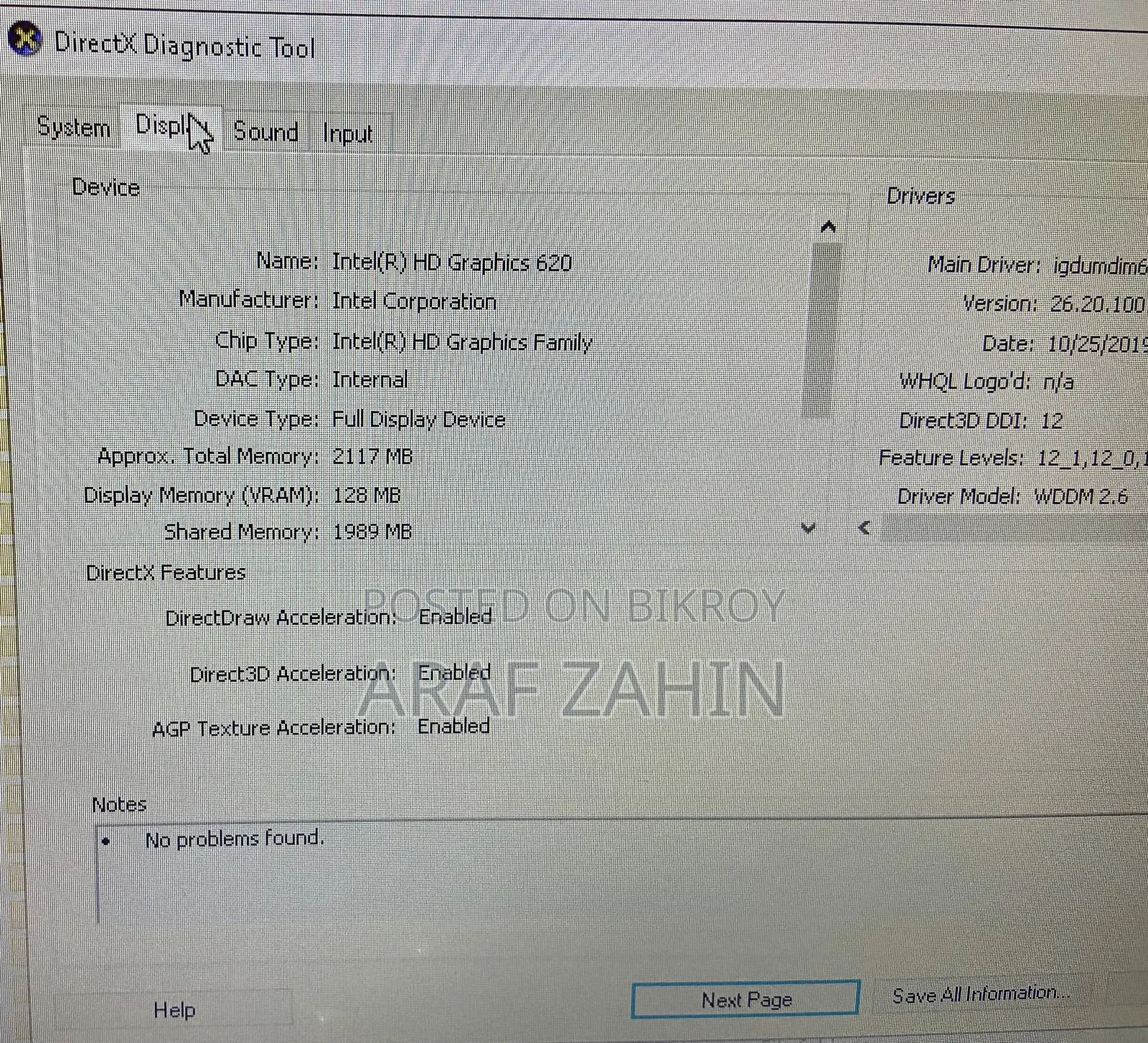 Laptop Asus Vivobook 15 4GB Intel Core i3 HDD 1TB
