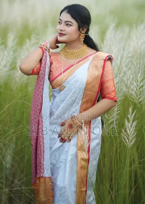 পূজা স্পেশাল কাতান শাড়ি