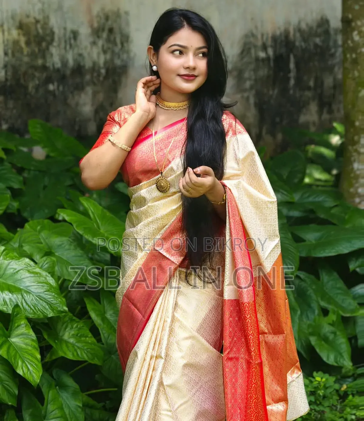 পূজা স্পেশাল কাতান শাড়ি