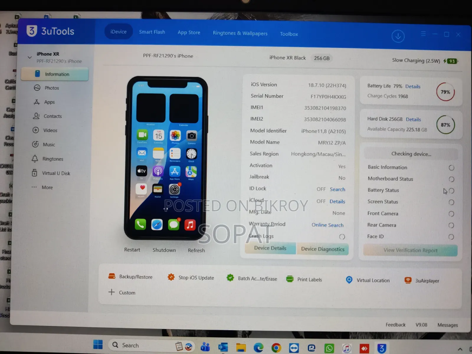 Apple iPhone XR 256 GB Black