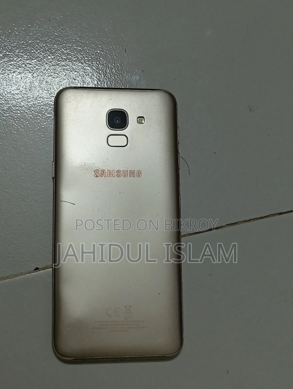 স্যামসাং গ্যালাক্সি জে৬ ৬৪ জিবি গোল্ড