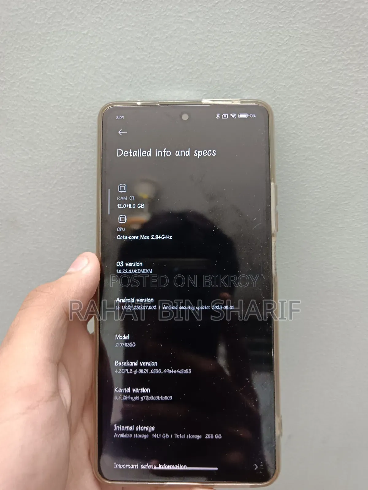 Xiaomi 11T Pro ২৫৬ জিবি ব্ল্যাক