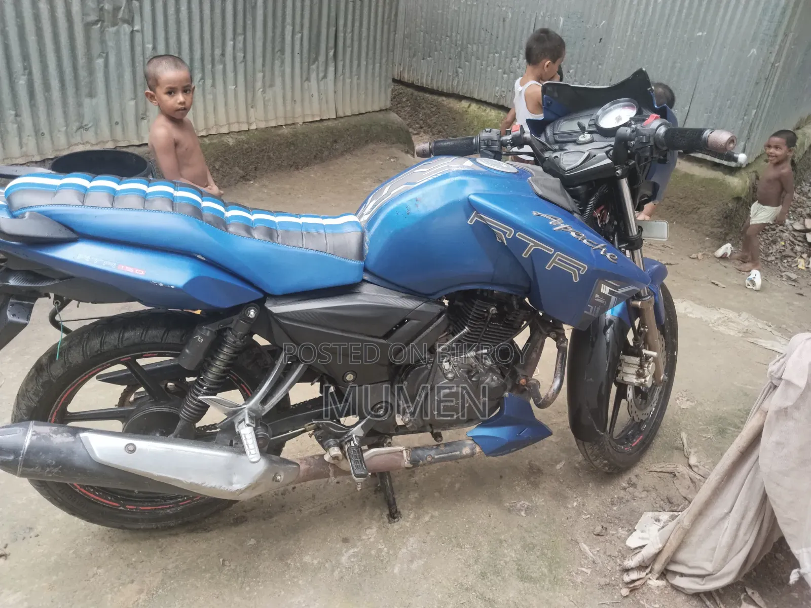 TVS Apache RTR 160 2V 2017 Blue