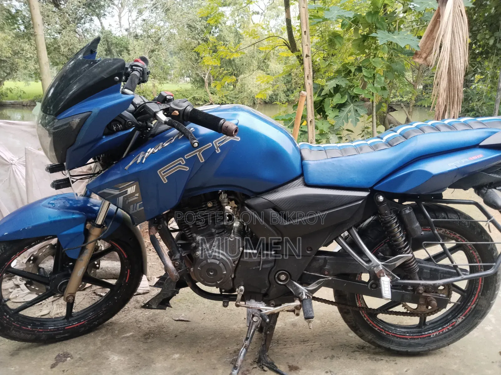 TVS Apache RTR 160 2V 2017 Blue