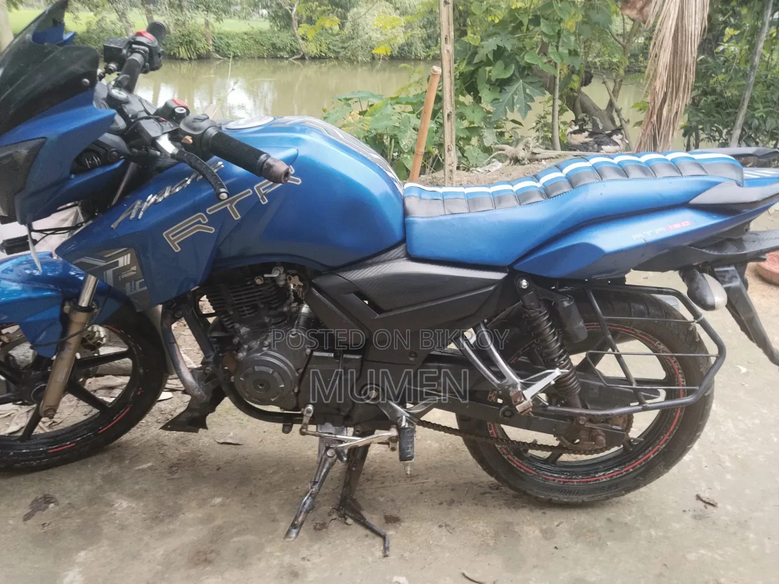 TVS Apache RTR 160 2V 2017 Blue